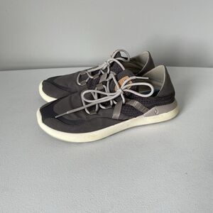 Olukai Kawela Waterproof Spikeless Golf Shoe Pavement/Mist Grey Womens Size 8